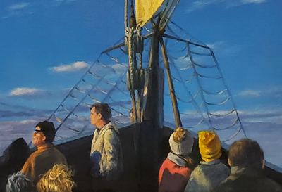 Tall Ship Providence Old Towne Alexandria, Virginia painting by Tim Long